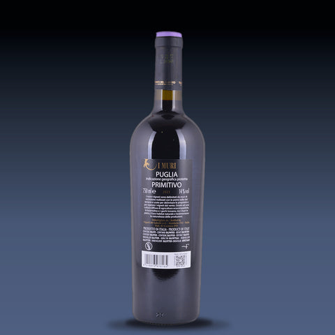 I Muri Primitivo Vigneti Del Salento Puglia IGP