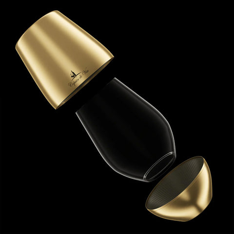 Reis wijnglazen bundle pack (Goud)